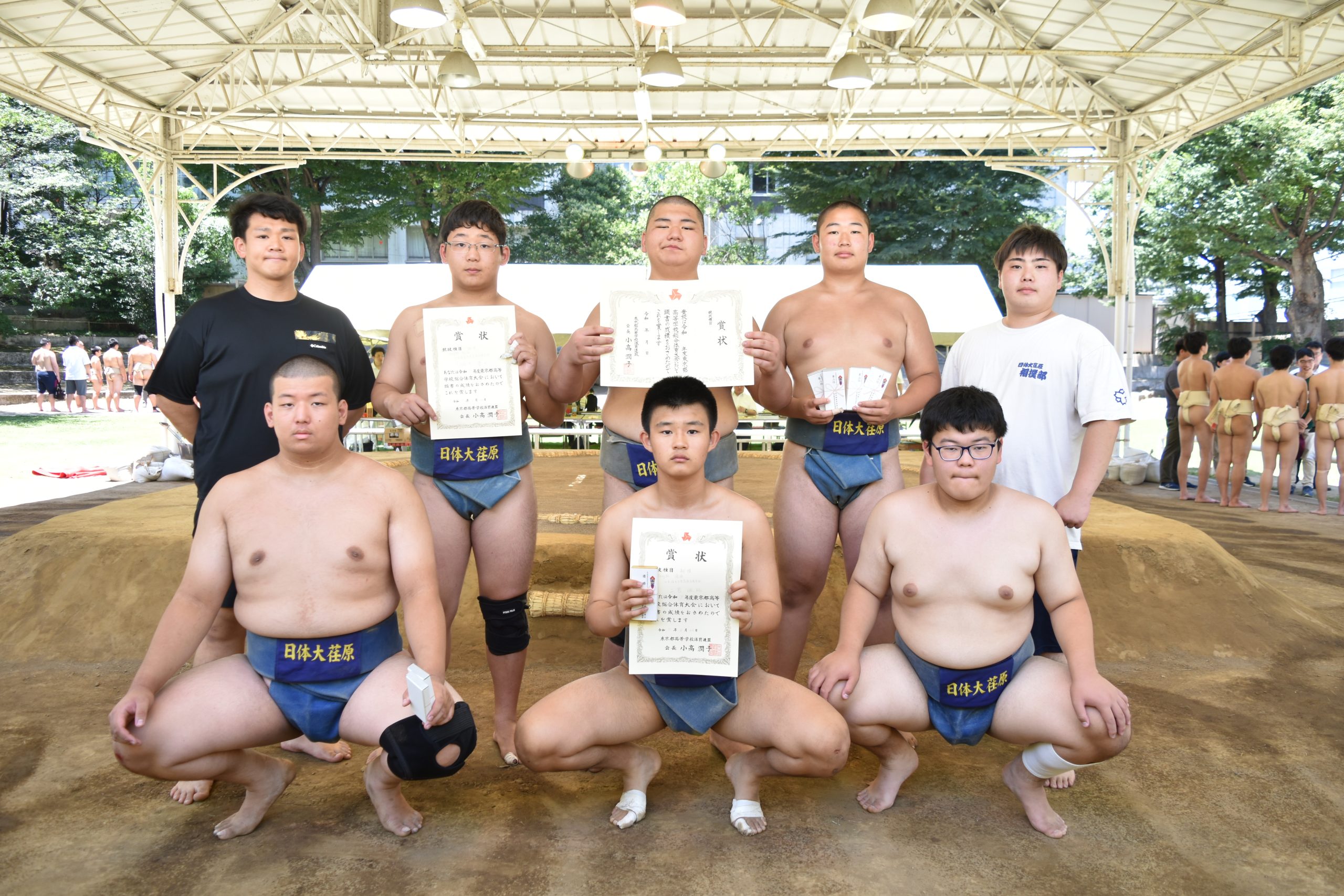 相撲部集合写真