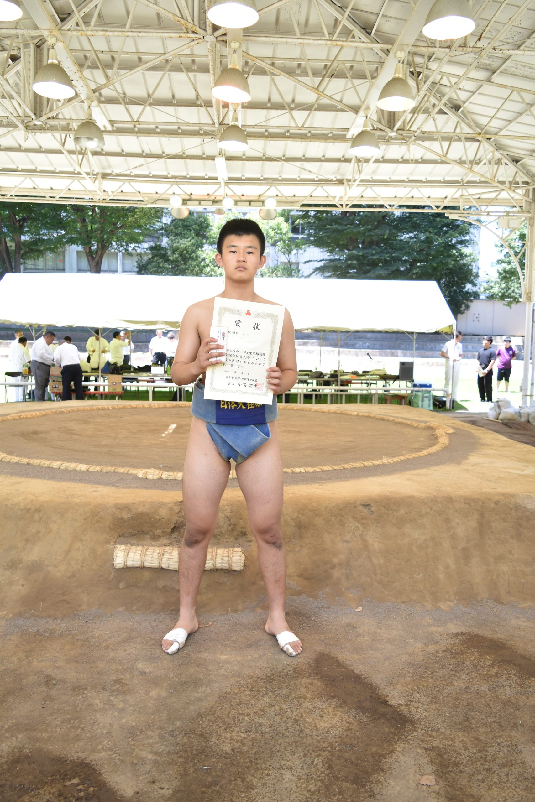 相撲部の写真