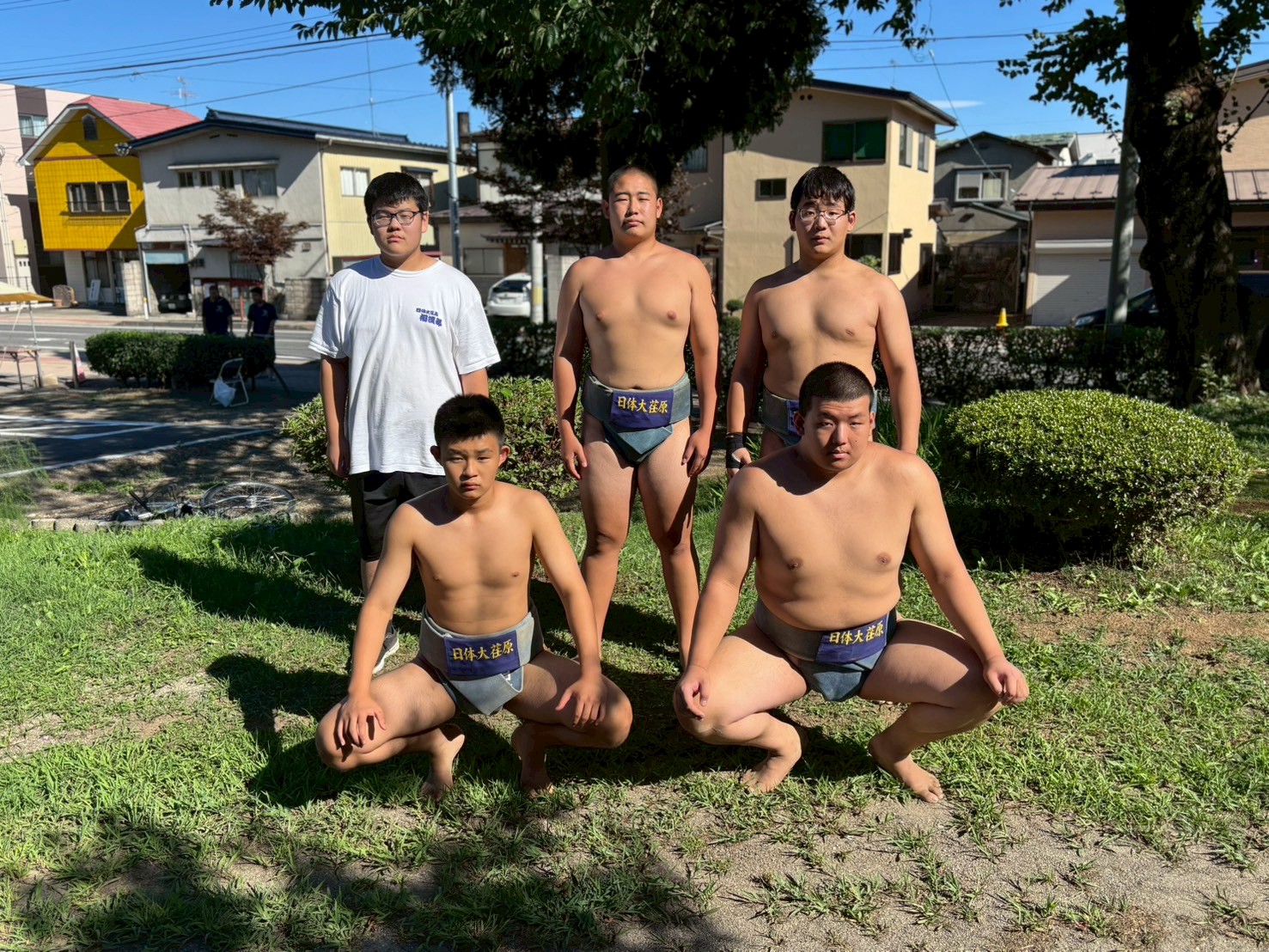 相撲部集合写真