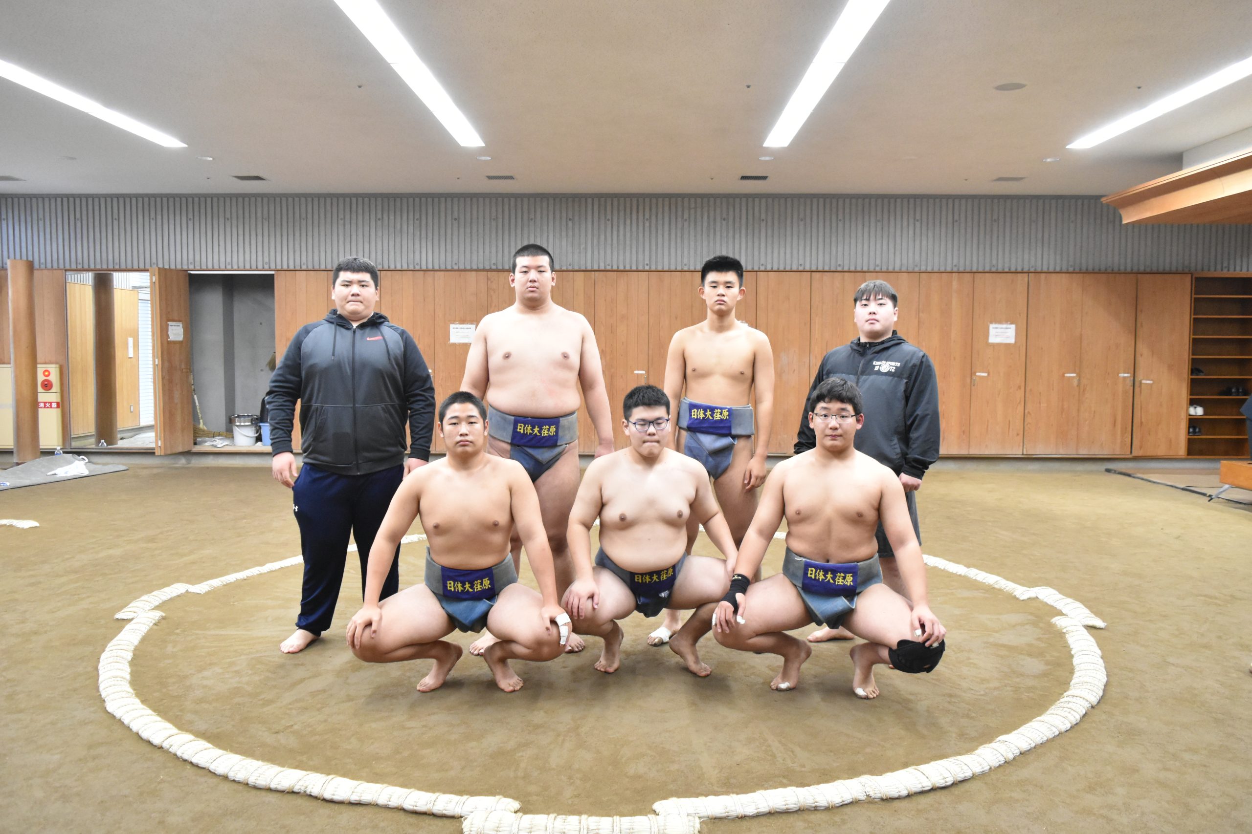 相撲部　集合写真